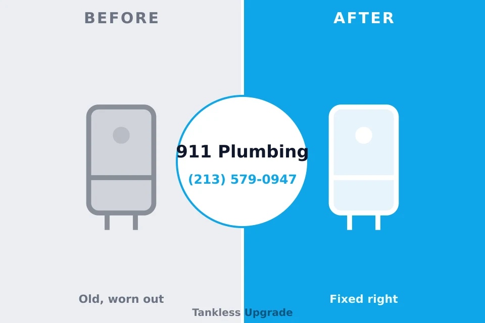 Before and after: plumbing company Swartz Creek, MI